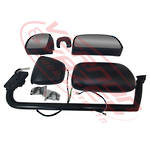 DOOR MIRROR - ELECTRIC - HEATED - L/H - W/AUXILIARY, MANUAL - DAF XF105