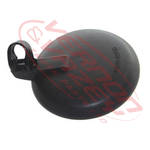 MIRROR HEAD - ROUND - 215MM O.D - 27MM BAR - NISSAN MK/LK/PK 1994-