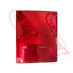 REAR LAMP - LENS - L/H=R/H - RED - ISUZU ELF NPR/NRR/NKR/NHR 1985-93
