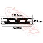 FRONT BUMPER - W/CAB - W/FOG LAMP - DEEP - MITSUBISHI FIGHTER 2006- H/L IN BUMPER
