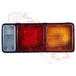 REAR LAMP - L/H - SQUARE SOCKET - MITS CANTER FE444/FK330/FE335 84-94