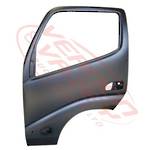 FRONT DOOR SHELL - L/H - WITH REFLECTOR AND LAMP HOLE - TOYOTA DYNA XZU320 2000-