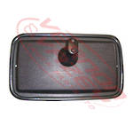 UNIVERSAL MIRROR - 320MMX190MM - L/H=R/H - UNIVERSAL - FIT ON 19MM BAR